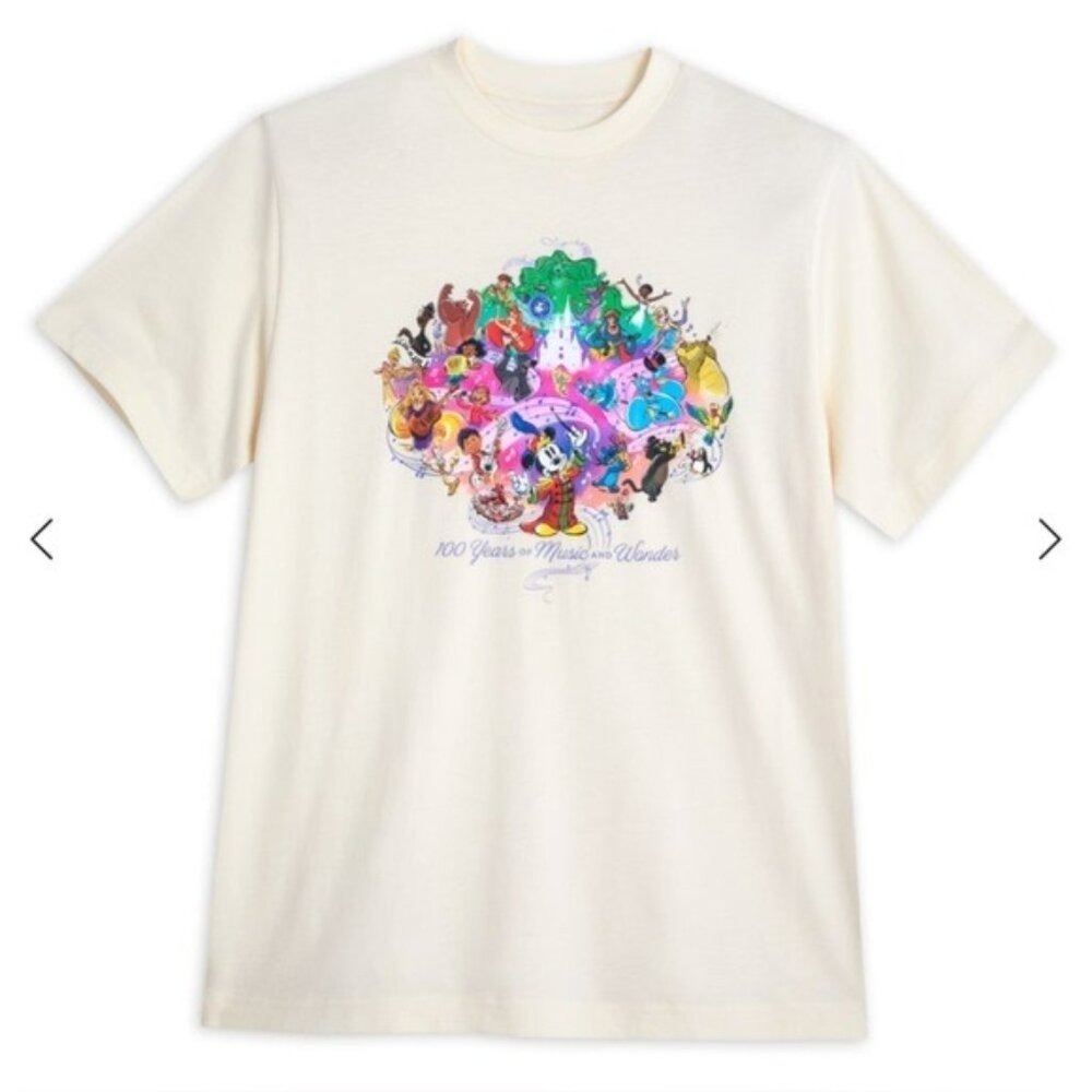Disney 100 years of music and wonders Mickey Mouse Special Moments t-shirt M